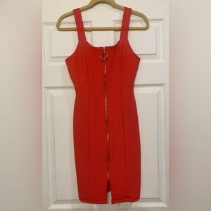 NWT Papaya Sleeveless Red/Orange Mini Medium Misses Dress. 2992-O